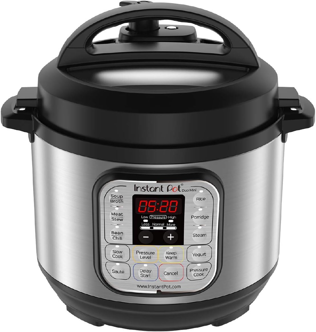 Instant Pot Duo 7-in-1 Electric Pressure Cooker, Slow Cooker, Rice Cooker, Steamer, Sauté, Yogurt Maker, Warmer & Sterilizer, Includes App With Over 800 Recipes, Stainless Steel, 6 Quart