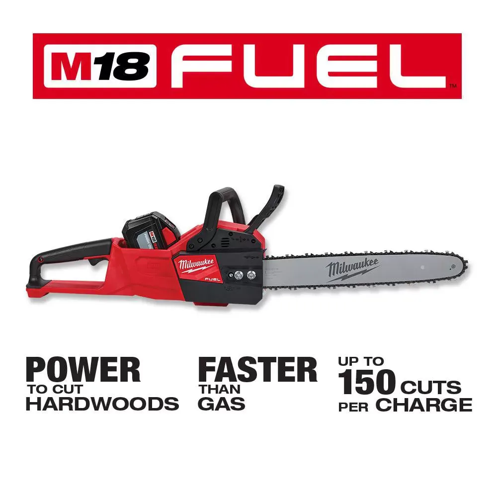 Milwaukee Pre-Sale 2727-21HDP M18 FUEL 18V Cordless 16-Inch Chainsaw & Blower Tool Kit