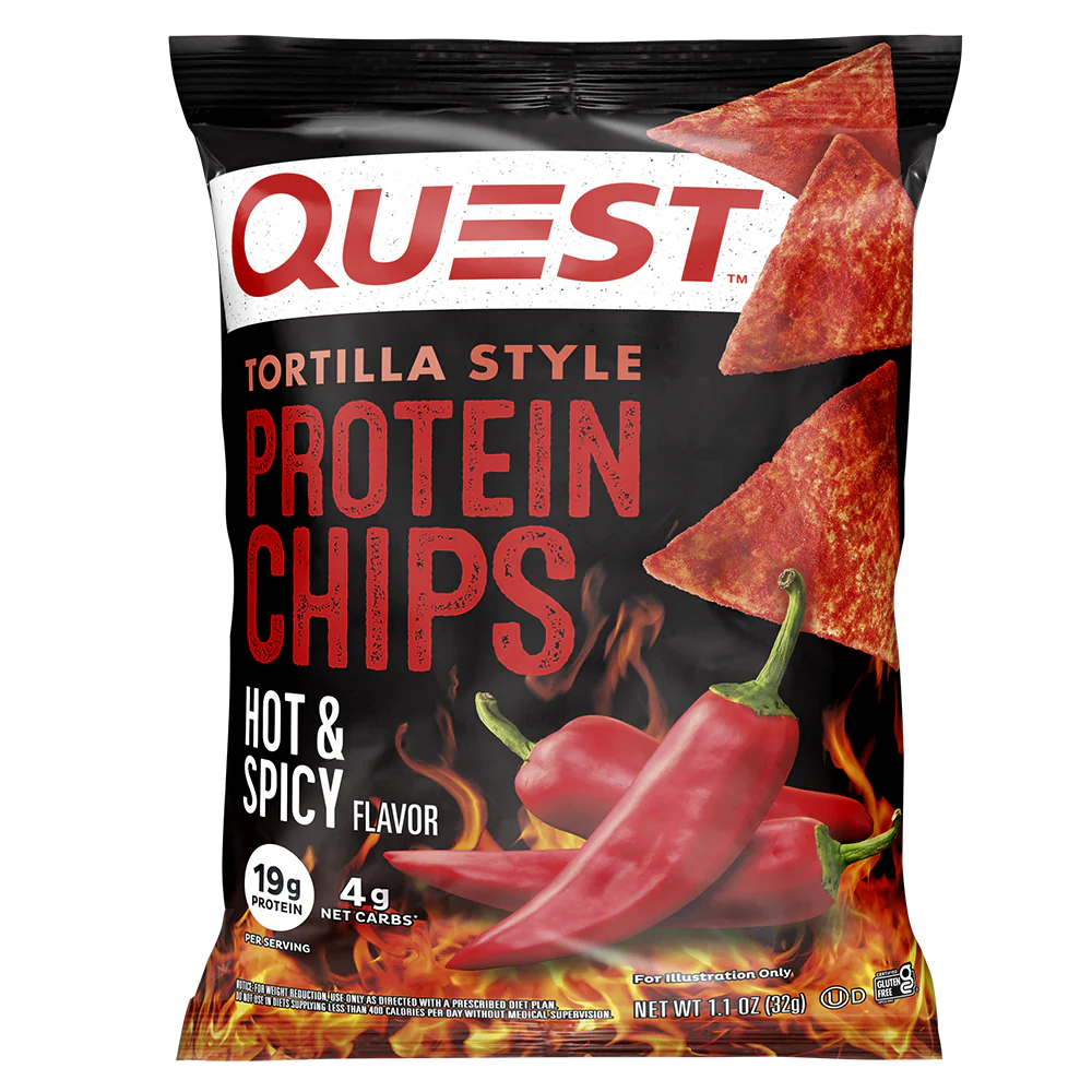 Hot & Spicy Tortilla Style Protein Chips
