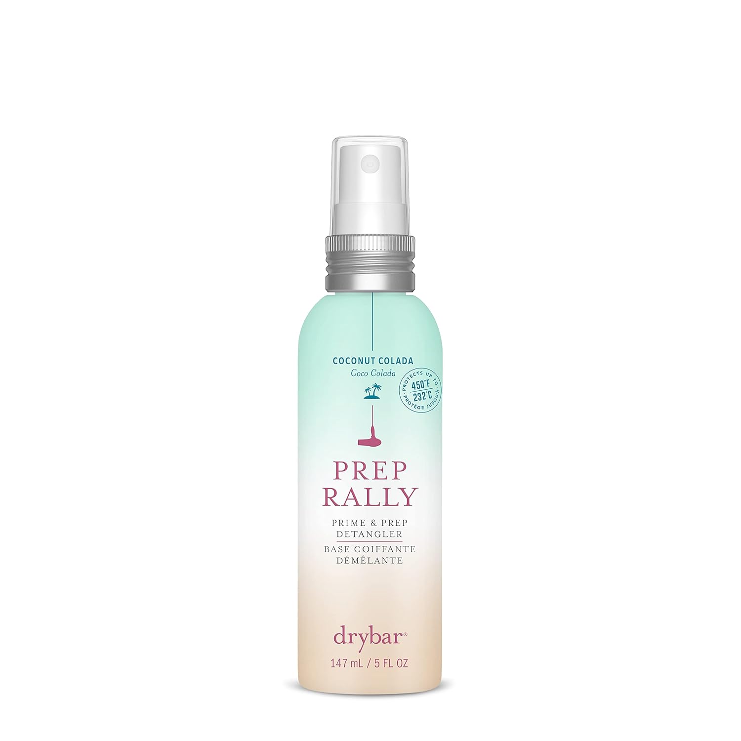 Drybar Prep Rally Prime & Prep Detangler | Nourishes Hair, Detangles with Ease, Leaves Hair Soft & Manageable, Protects Hair, Cruelty Free