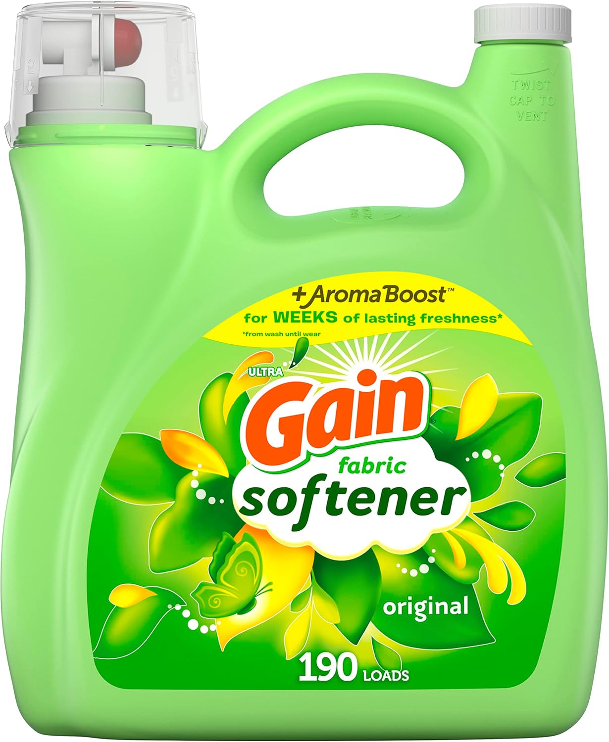 Gain Fabric Softener, Spring Daydream, 140 fl oz, 190 Loads