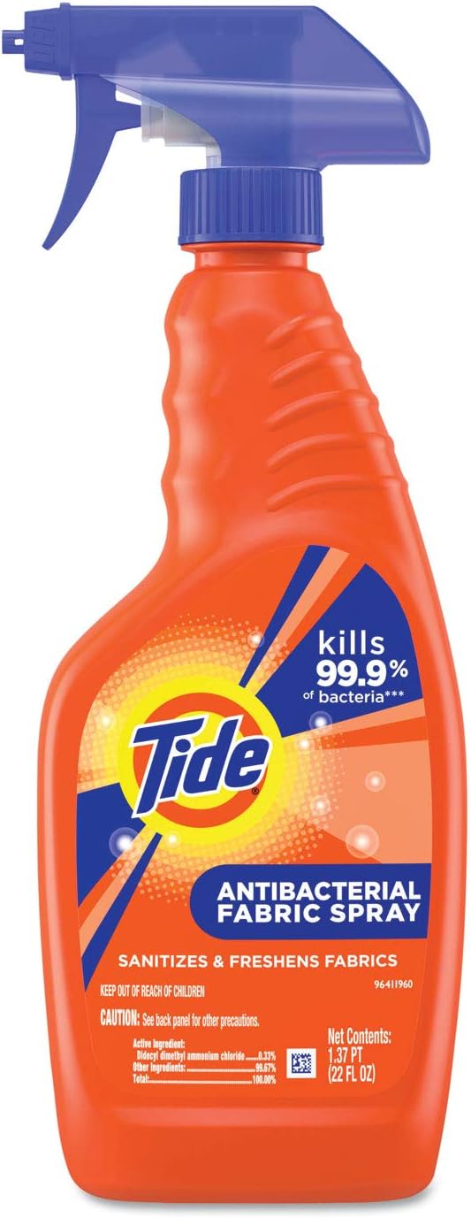 Tide Antibacterial Fabric Spray, 2 Count, 22 Fl oz Each