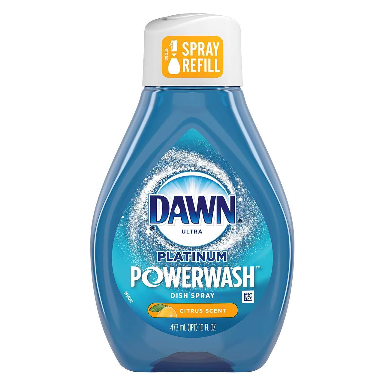 Dawn Platinum Powerwash Dish Spray, Dish Soap, Fresh Scent Bundle, 1 Spray (16oz) + 3 Refills (16oz each)
