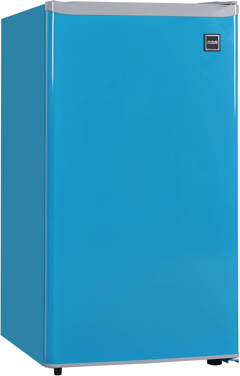 RCA RFR322 Mini Refrigerator, Compact Freezer Compartment, Adjustable Thermostat Control, Reversible Door, Ideal Fridge for Dorm, Office, Apartment, Platinum Stainless, 3.2 Cubic Feet