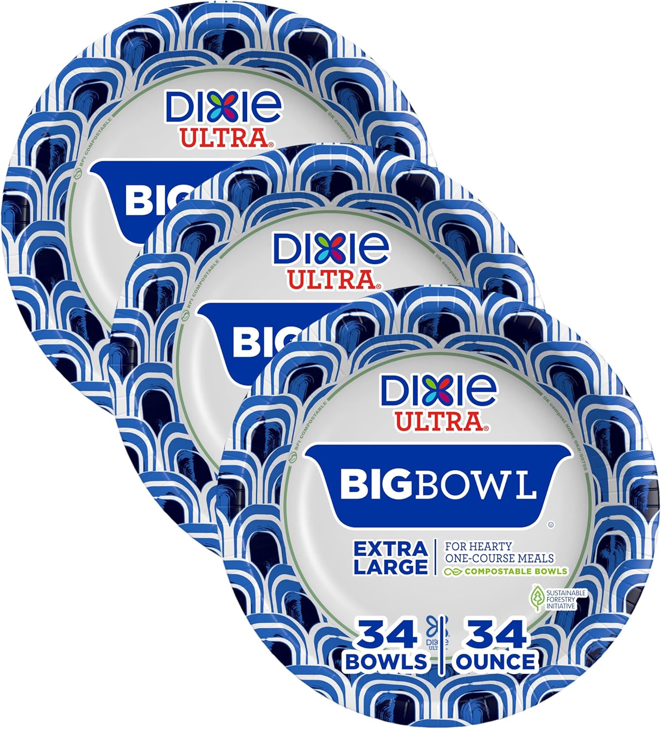 Dixie Ultra® 34 OUNCE PAPER BOWL, 34 COUNT