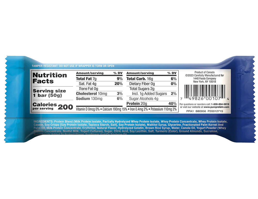 Lemon Cake Protein Bars