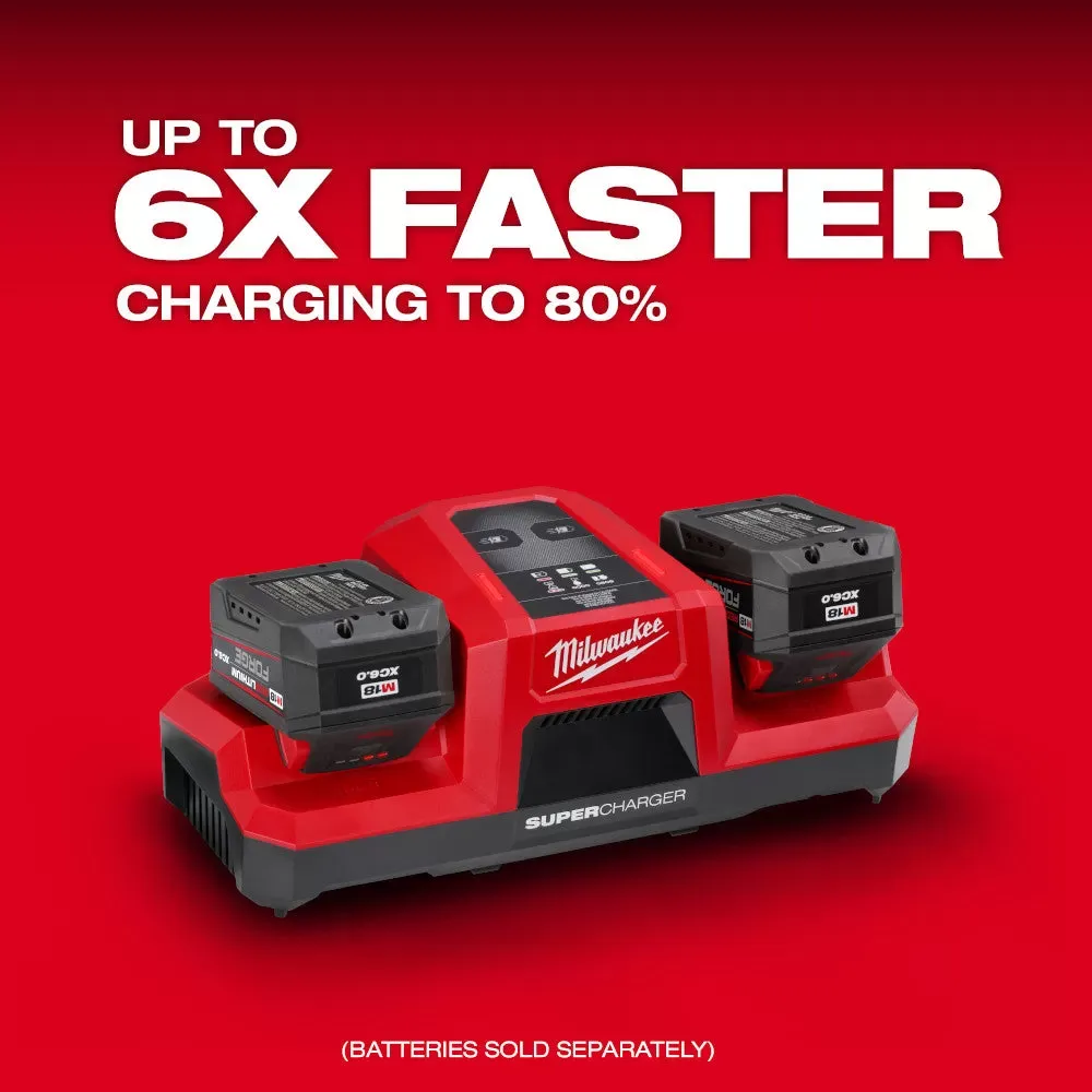 Milwaukee 48-59-1815 M18 18V Dual Bay Simultaneous Super Charger
