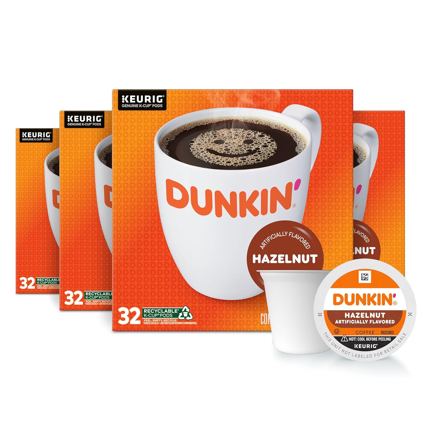 Dunkin' Original Blend Medium Roast Coffee, 60 Keurig K-Cup Pods