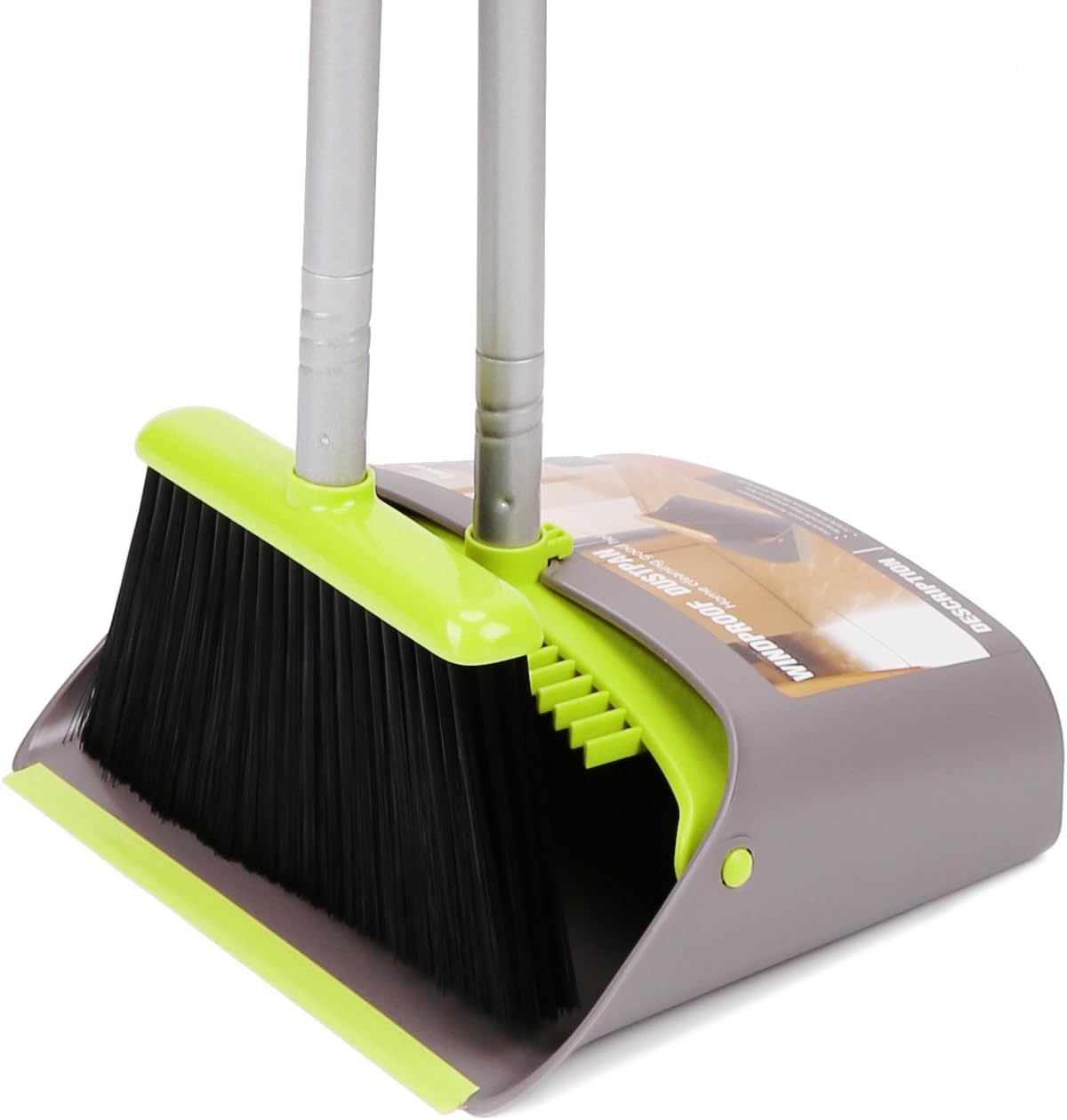 TreeLen Broom and Dustpan Set with 52