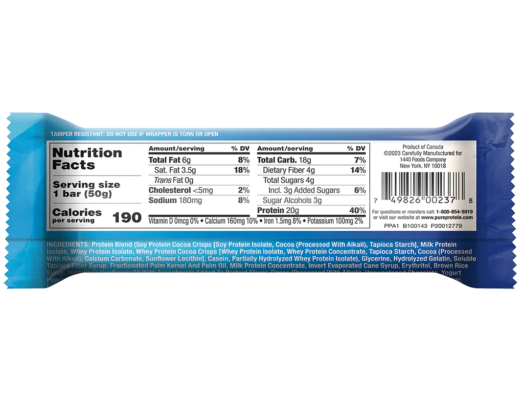 Cookies and Cream Protein Bars