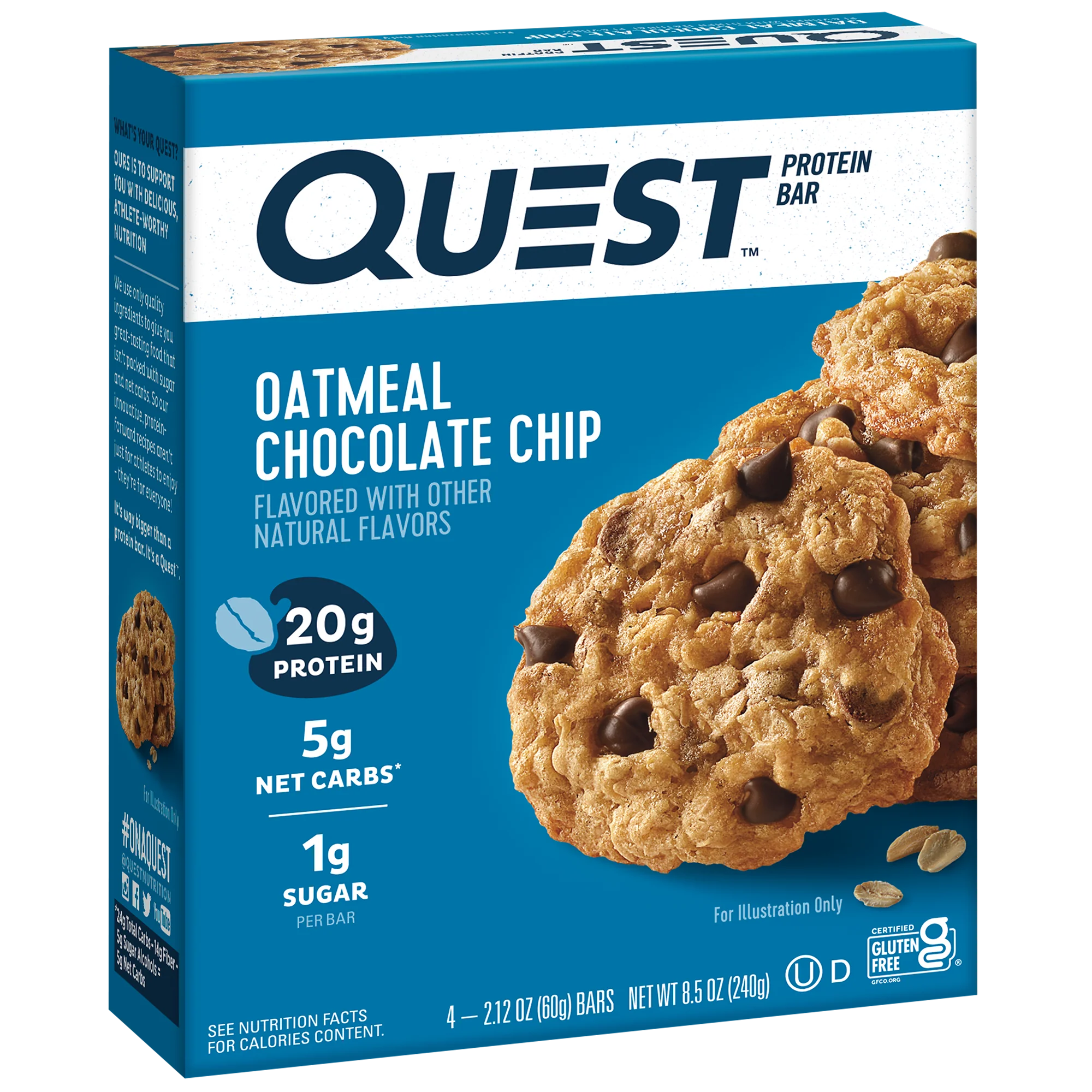 Oatmeal Chocolate Chip Protein Bars