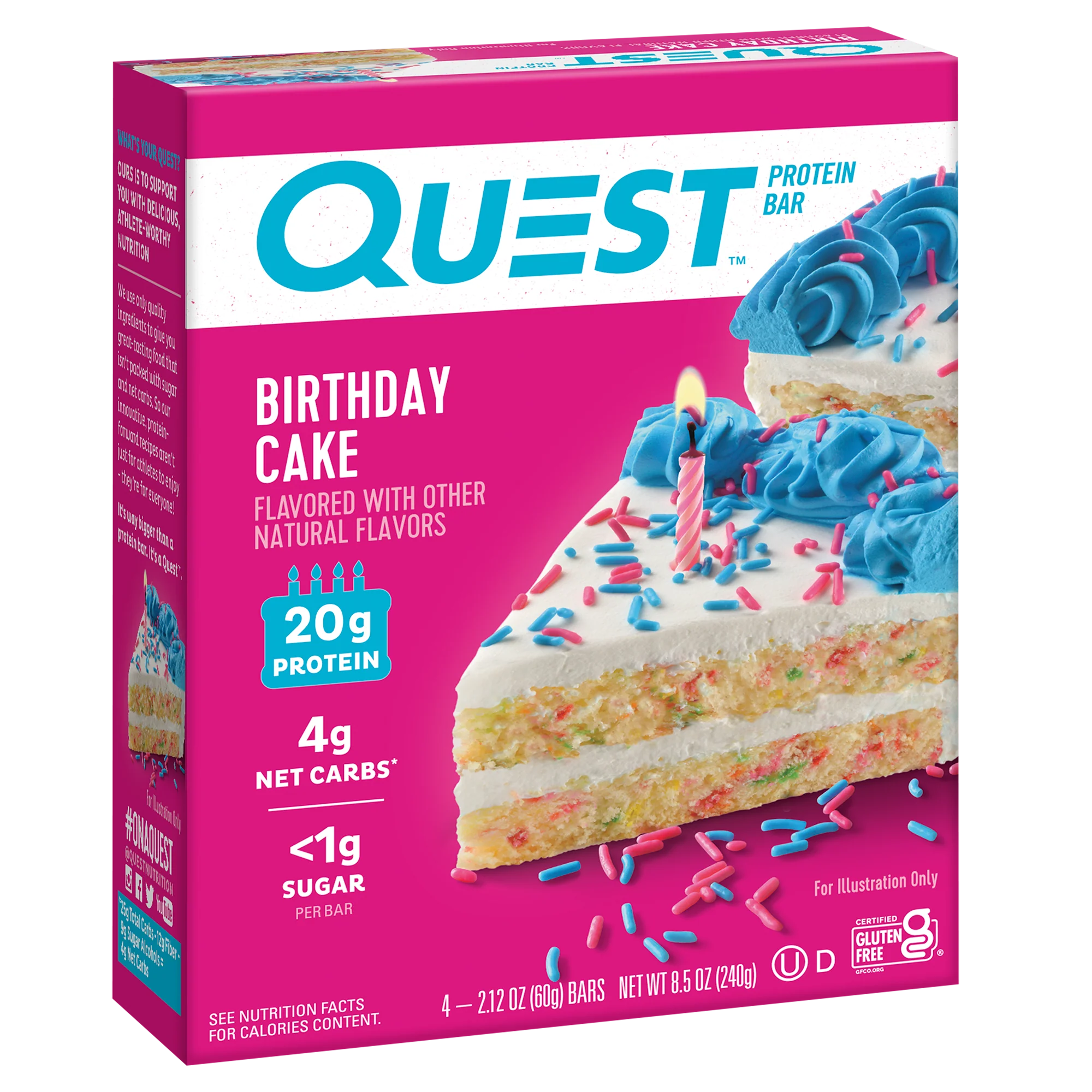 Birthday Cake Protein Bars