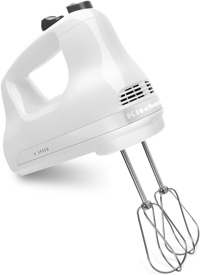 KitchenAid 5 Ultra Power Speed Hand Mixer - KHM512, Empire Red (1 Pack)
