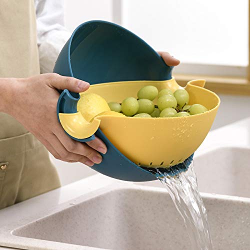 A large bowl shaped drain basket