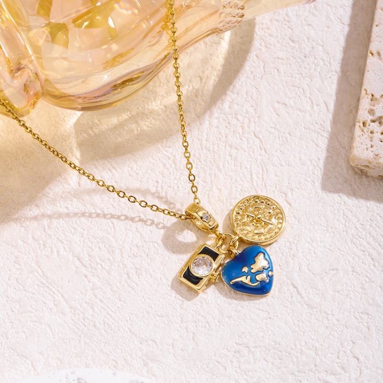 Wholesale Trendy Stainless Steel DIY Charm Necklace