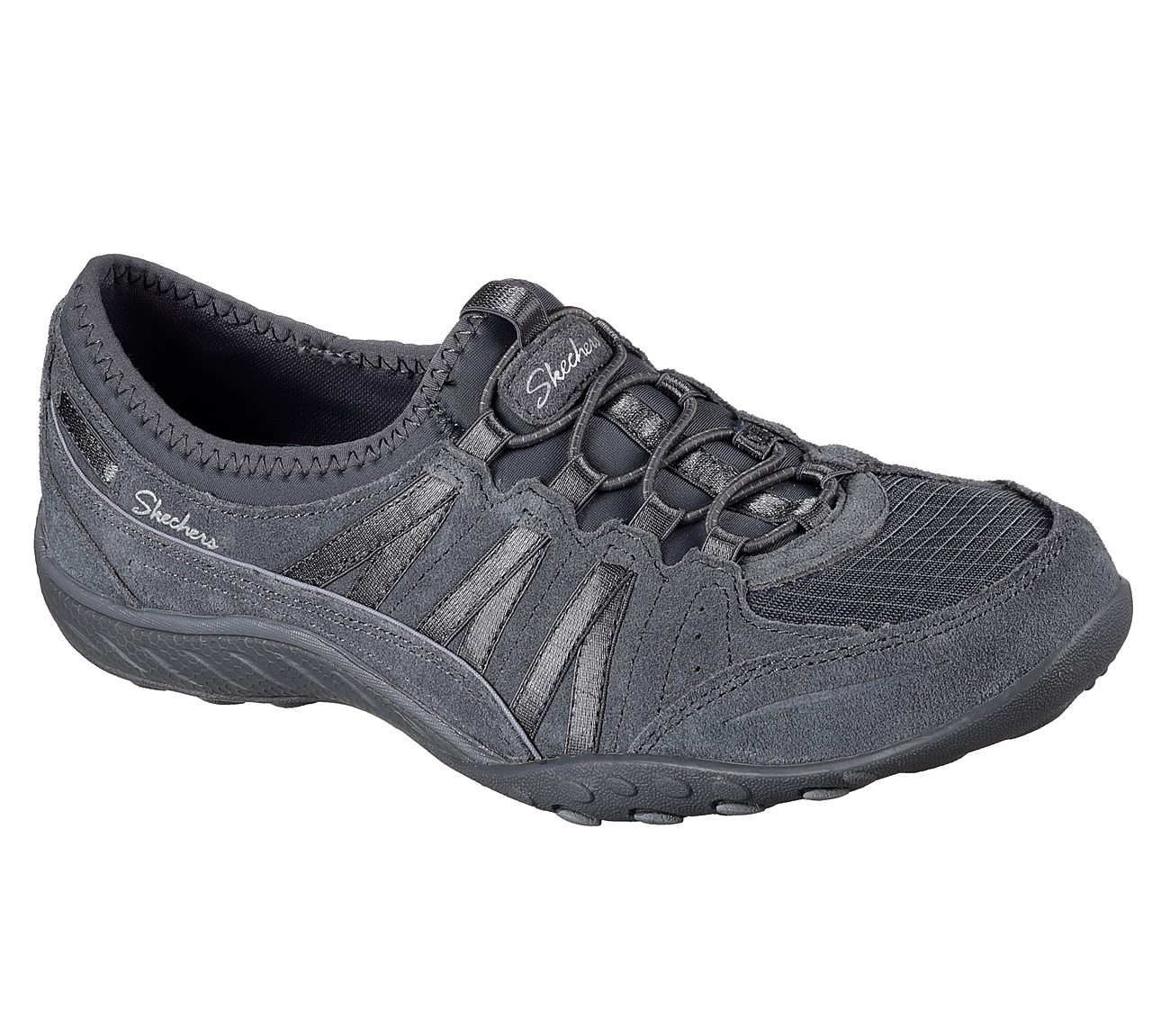 Skechers Women Relaxed Fit: Breathe Easy - Moneybags Charcoal ...