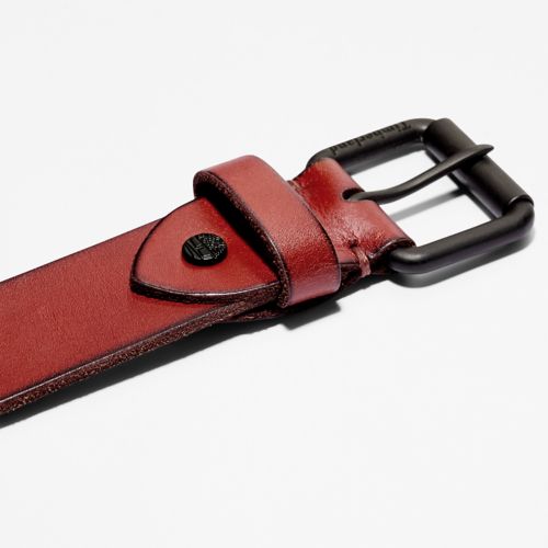Timberland Men's Buffalo Leather Tree Belt