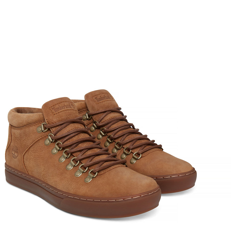 Timberland Men's Adventure 2.0 Cupsole Alpine Chukka Tan Rubber Barefoot Buffed (Monochromatic)