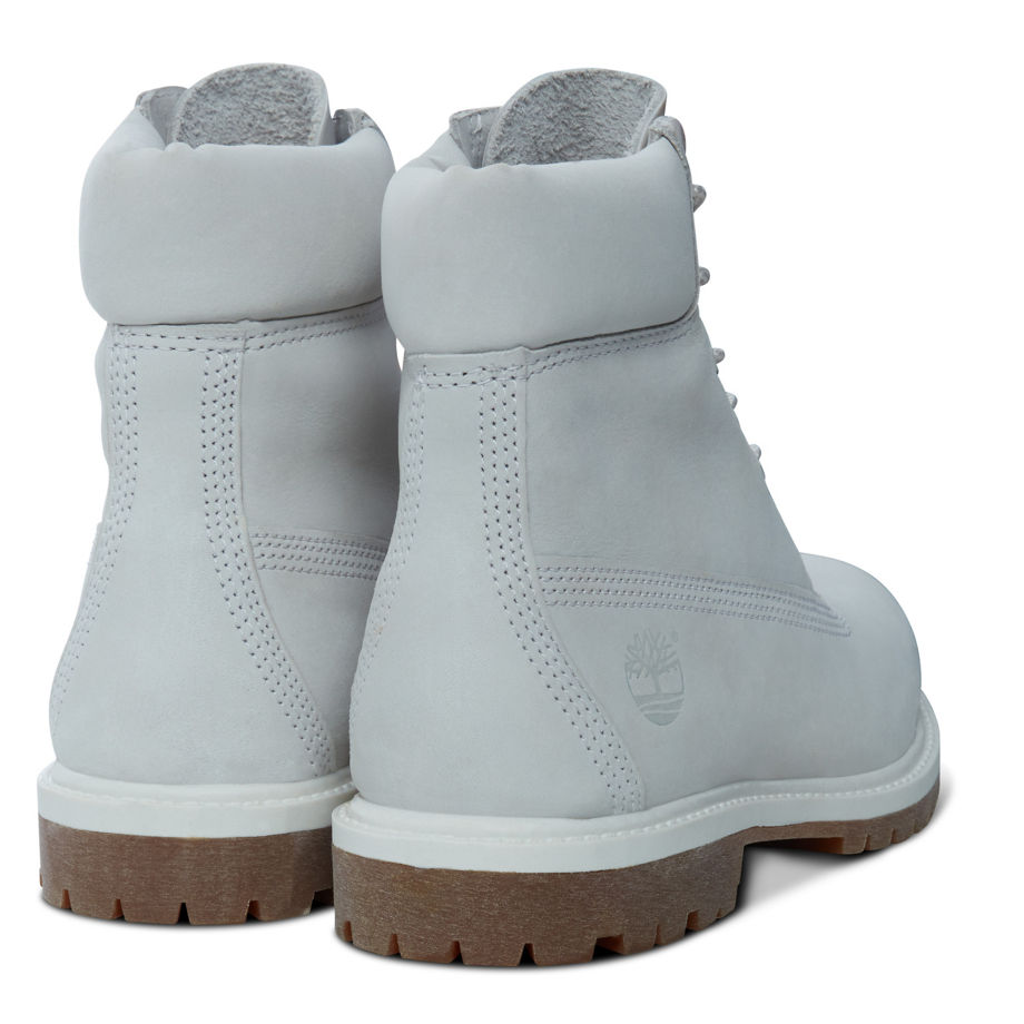 Timberland Women's Icon 6-inch Premium Boot Barely Grey Vaporous Grey Waterbuck Monochromatic