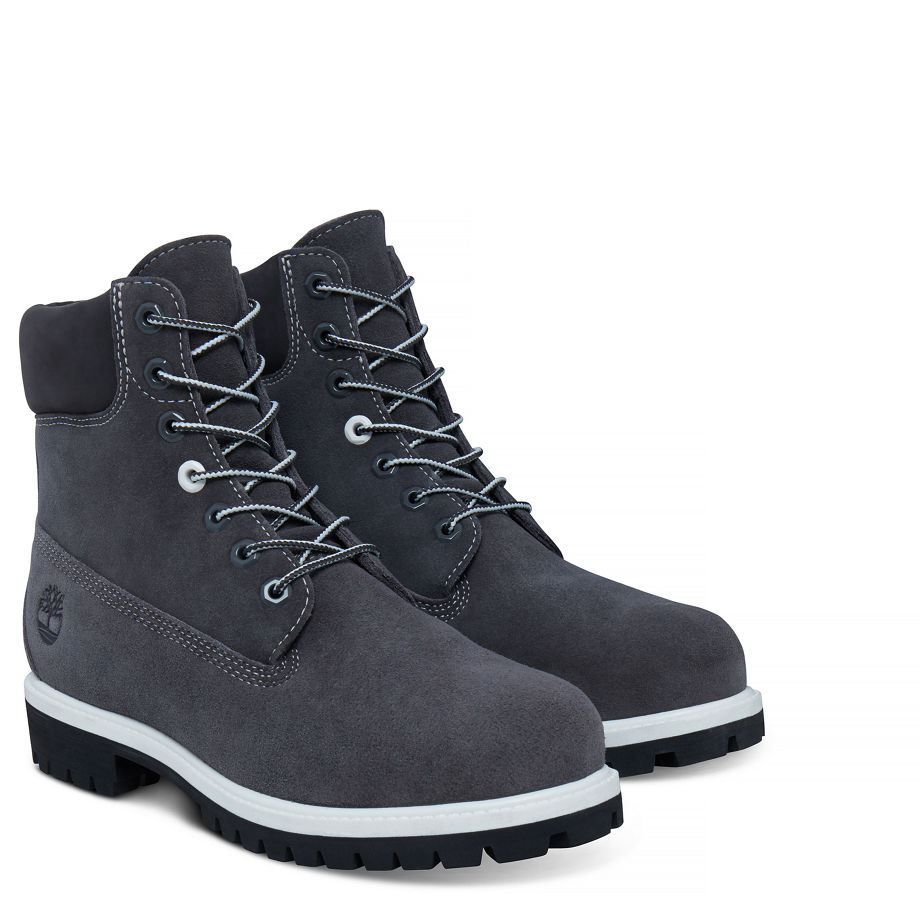 Timberland Men's Timberland® Icon Suede 6-inch Boot Grey Forged Iron Hammer Ii