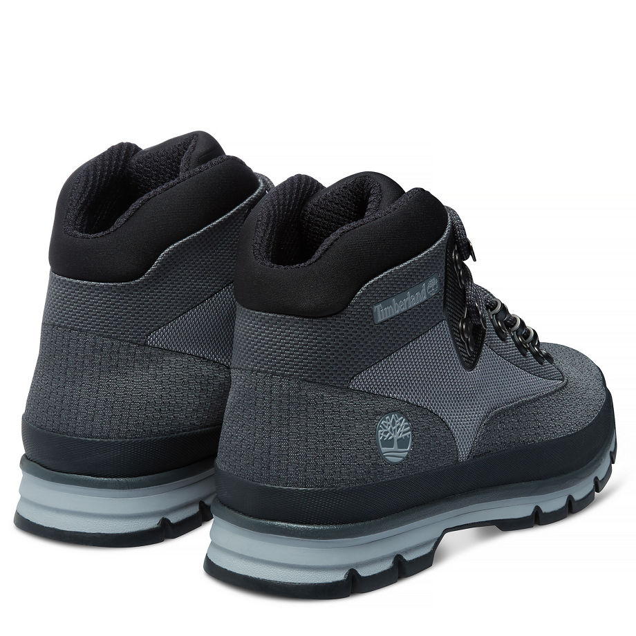 Timberland Men's Euro Hiker Mid Jacquard Grey Grey Jaquard
