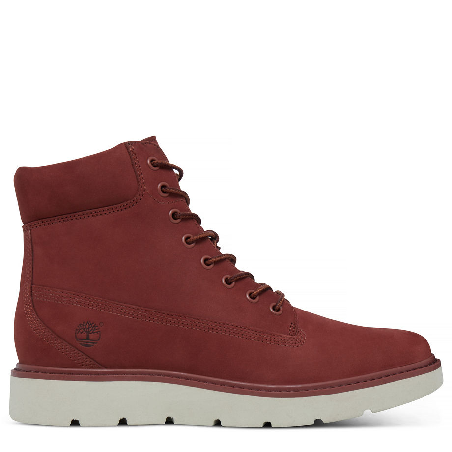 Timberland Women's Kenniston 6-inch Boot Dusky Red New Sable Nubuck