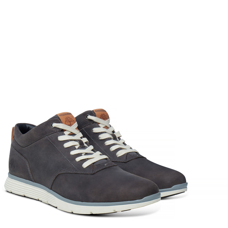 Timberland Men's Killington Half Cab Chukka Steel Grey Pewter Saddleback Full Grain