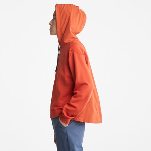 Timberland Women's Mixed-Media Hoodie Sweatshirt