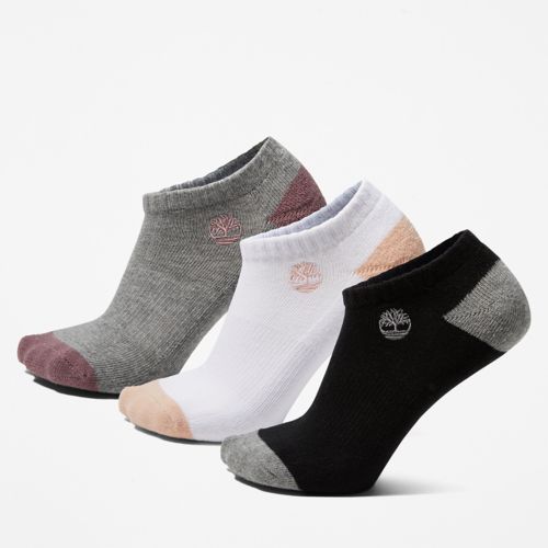 Timberland Women's 3-Pack Sagamore Beach No-Show Socks