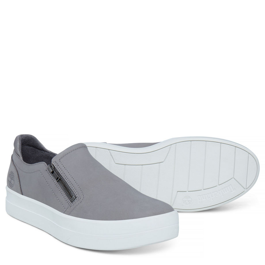 Timberland Women's Mayliss Slip On Oxford Steeple Grey Steeple Grey Nubuck