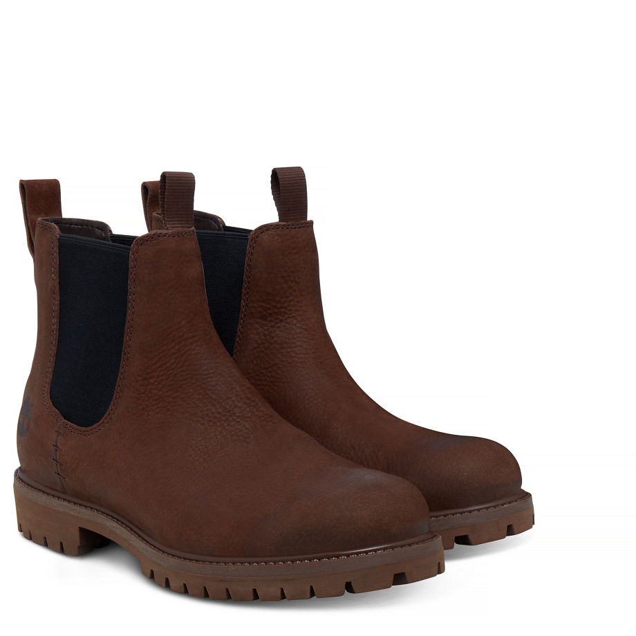 Timberland Men's Timberland® Icon Chelsea Brown Potting Soil Vecchio