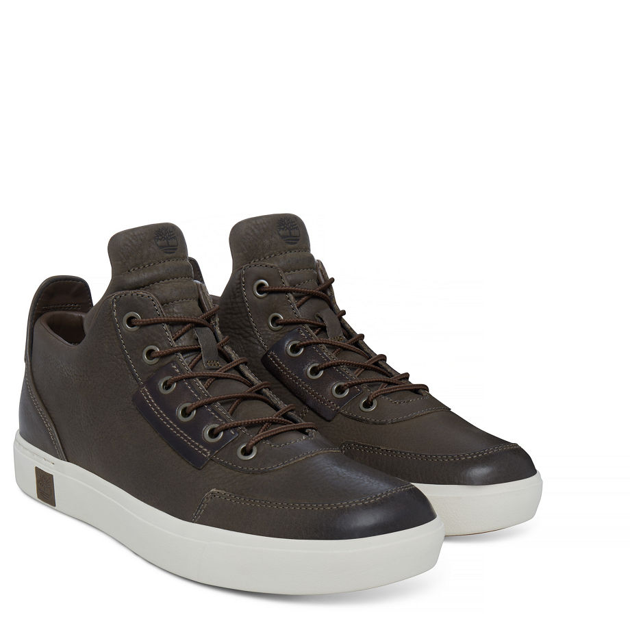 Timberland Men's Amherst High Top Chukka Grey Canteen Vecchio