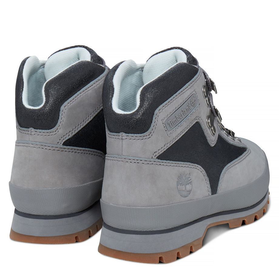 Timberland Women's Euro Hiker Leather Boot Grey Grey