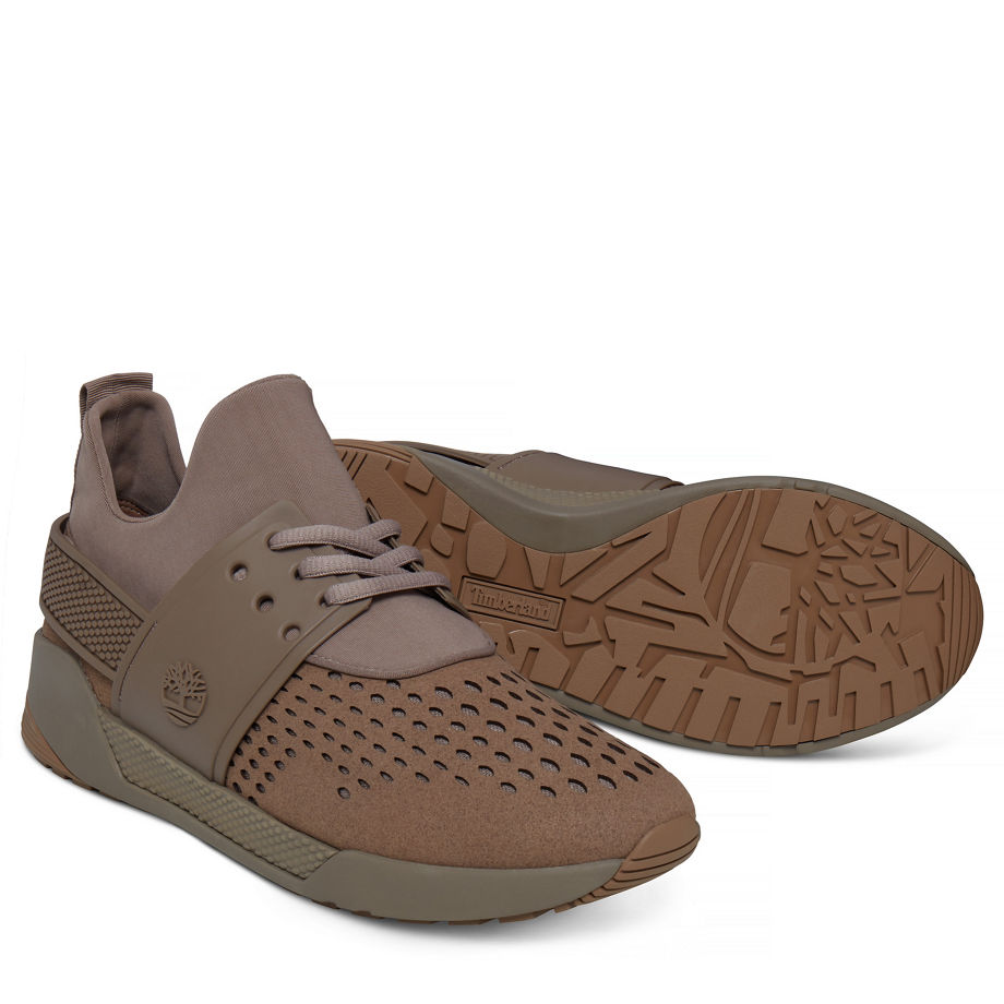 Timberland Women's Kiri Up Sneaker Greige Taupe Grey