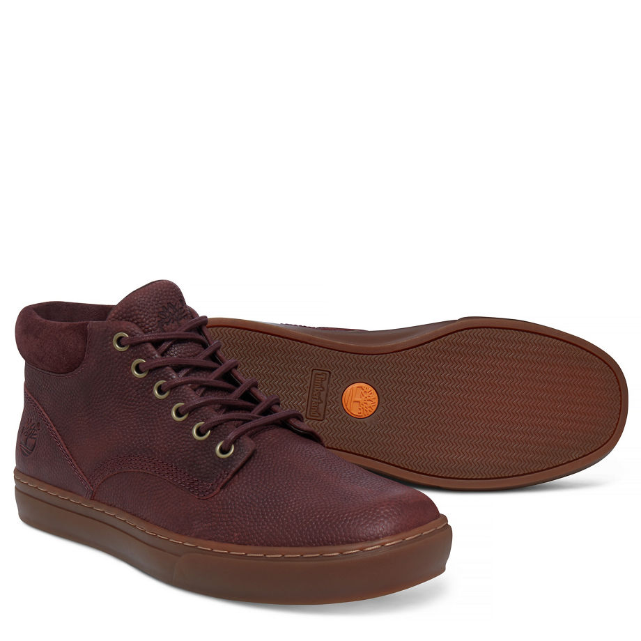 Timberland Men's Adventure 2.0 Cupsole Chukka Dark Tan Dark Port W/ Emboss