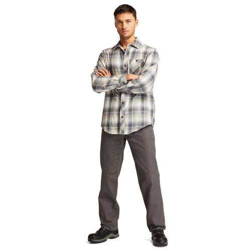 Timberland Men's Timberland PRO® Woodfort Midweight Flannel Work Shirt