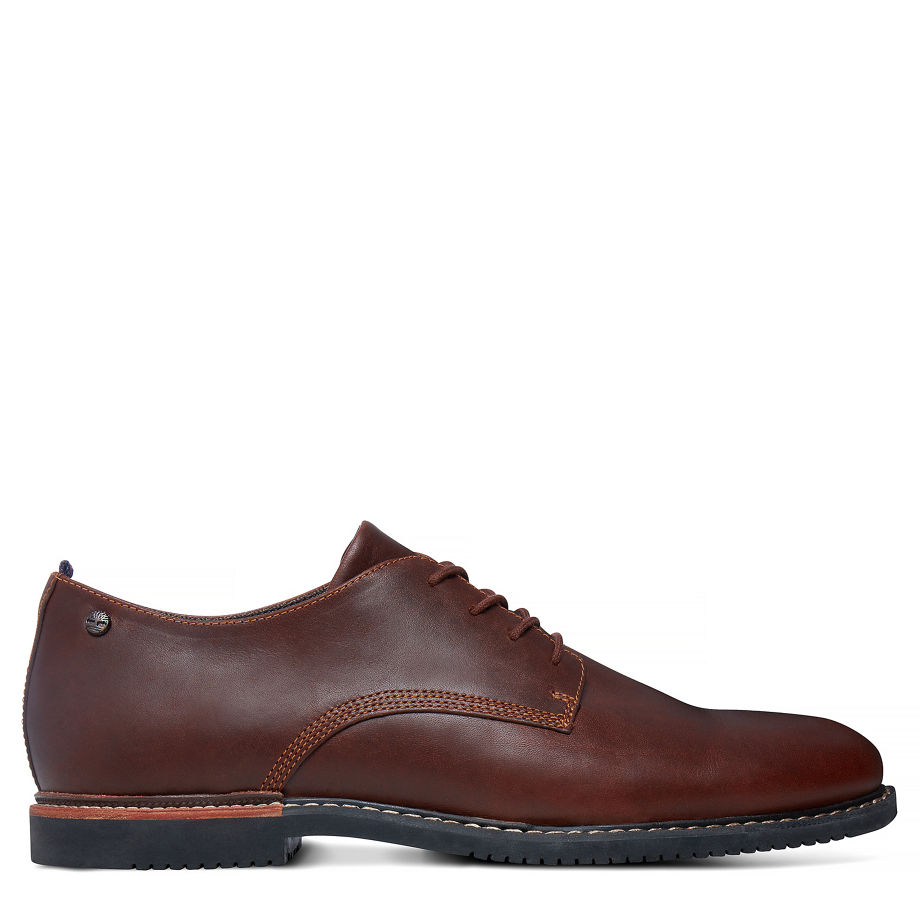 Timberland Men's Brook Park Oxford Brown Red Brown Smooth