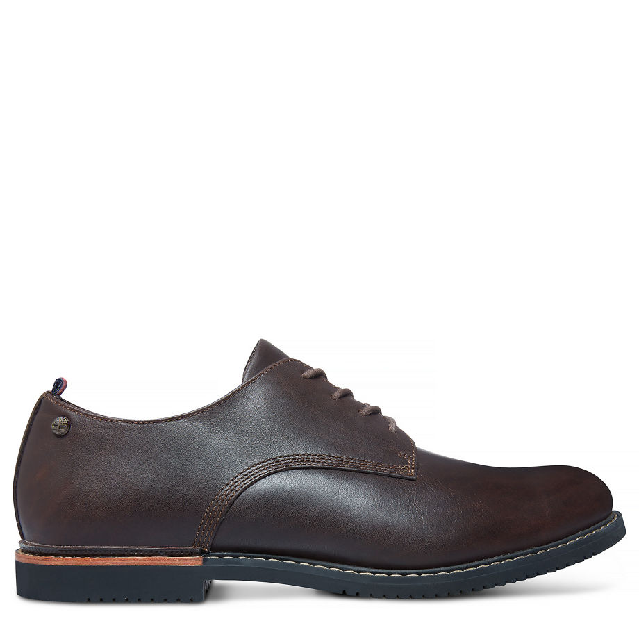 Timberland Men's Brook Park Oxford Brown Brown Smooth