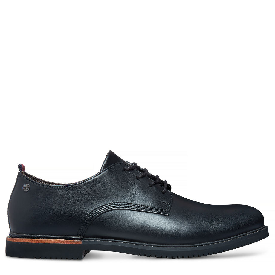 Timberland Men's Brook Park Oxford Black Black Smooth