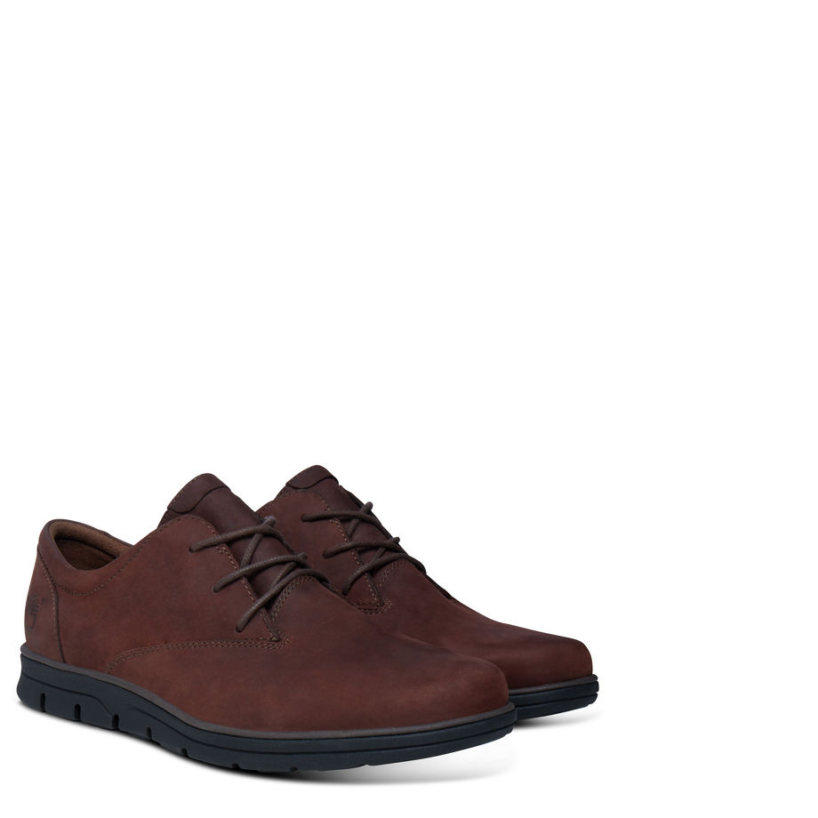 Timberland Men's Bradstreet Plain Toe Oxford Dark Brown Dark Brown Oiled