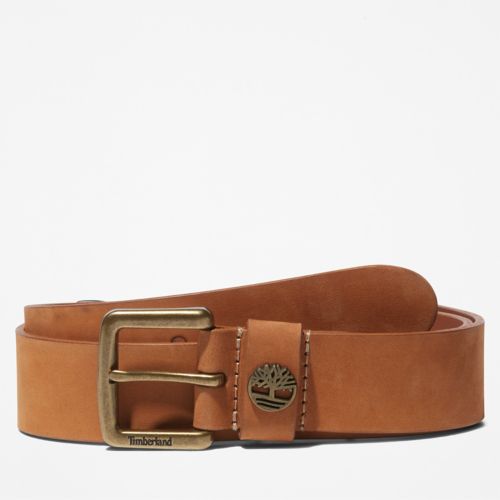 Timberland Men's Tree Logo Keeper Belt