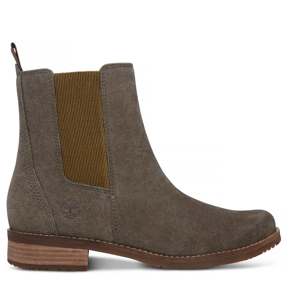 Timberland Women's Venice Park Boot Greige Canteen Suede
