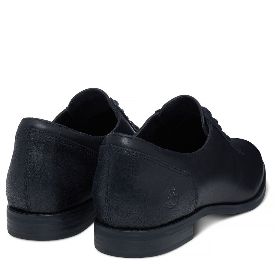 Timberland Women's Preble Oxford Shoe Dark Grey Jet Black Mincio W/Black Charred Suede