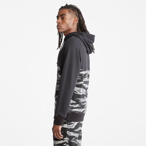 Timberland Men's White Tiger Camo-Print Hoodie