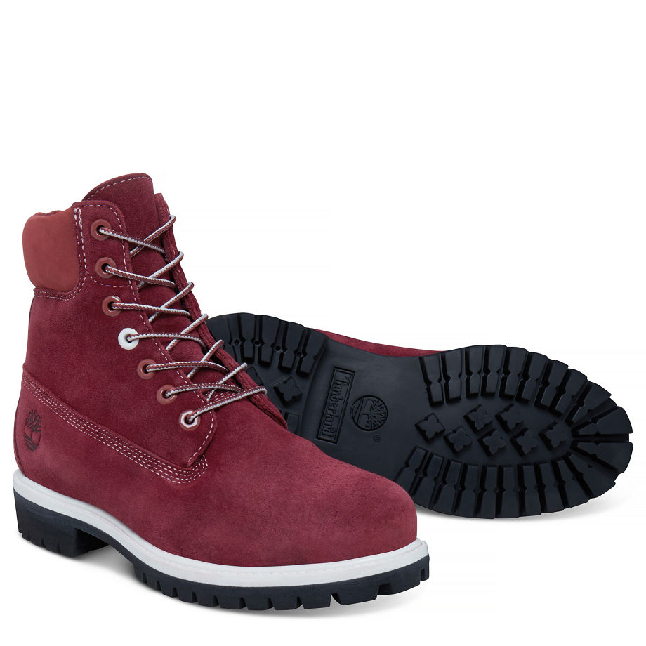 Timberland Men's Timberland® Icon Suede 6-inch Boot Red Zinfandel Silk Suede