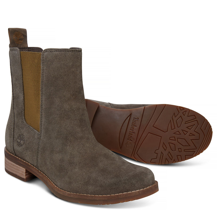 Timberland Women's Venice Park Boot Greige Canteen Suede