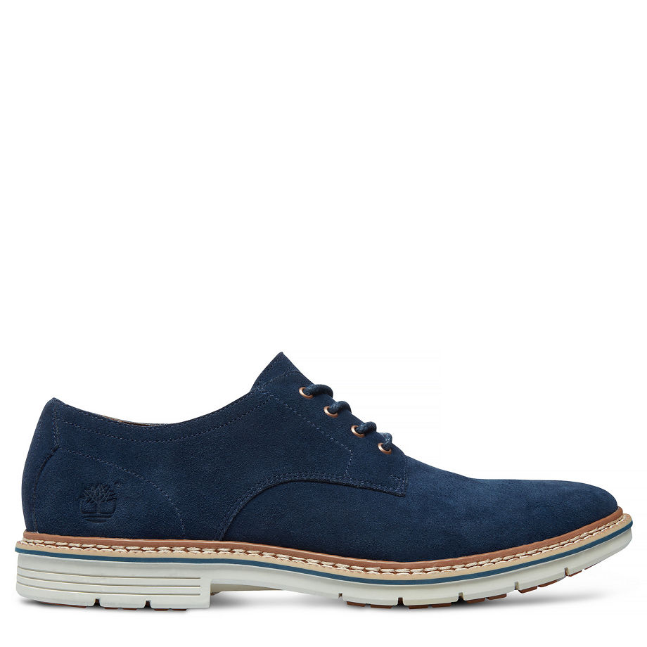Timberland Men's Naples Trail Smart Oxford Navy Black Iris Silk Suede