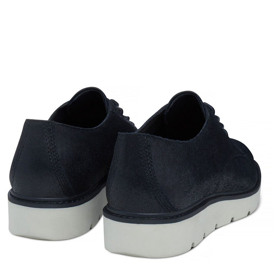 Timberland Women's Kenniston Oxford Black Black Charred Suede