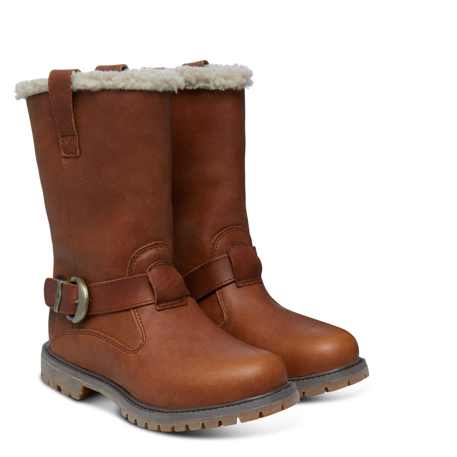 Timberland Women's Nellie Boot Dark Brown Tobacco Forty
