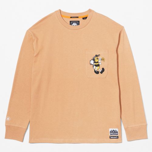 Timberland Bee Line x Timberland Back-Graphic Long-Sleeve T-Shirt